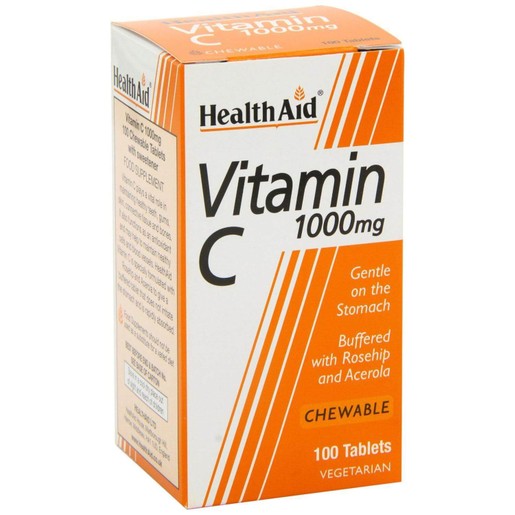 Health Aid Vitamin C 1000mg 100chew.tabs