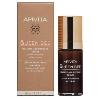 Apivita Queen Bee Holistic Age Defence Serum With Greek Royal Jelly in Liposomes 30ml