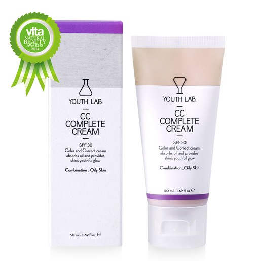 YOUTH LAB. CC Complete Cream Spf30 Oily Skin Έγχρωμη Κρέμα για Λιπαρές Επιδερμίδες 50ml