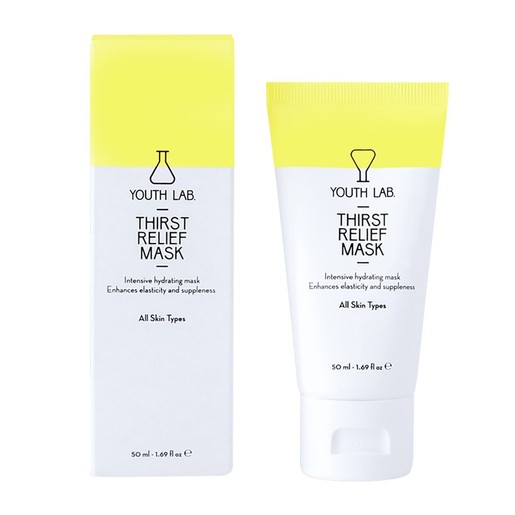 YOUTH LAB. Thirst Relief Mask All Skin Types Μάσκα Εντατικής Ενυδάτωσης με Δράση έως και 6 Ώρες Μετά την Εφαρμογή 50ml
