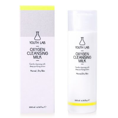 Youth Lab Oxygen Cleansing Milk for Normal Dry Skin Απαλό Γαλάκτωμα Προσώπου με Βαθιά Καθαριστική - Εξυγιαντική Δράση 200ml