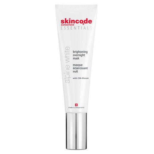 Skincode Alpine White Brightening Overnight Mask Αναζωογονητική Μάσκα Νυκτός 50ml