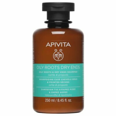 Apivita Oily Roots & Dry Ends Shampoo With Nettle & Propolis 250ml