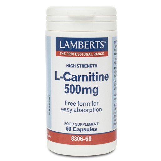 Lamberts L-Carnitine 500mg 60 caps