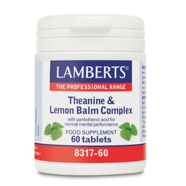 Lamberts Theanine & Lemon Balm Complex 60 tabs