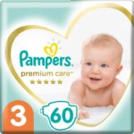 Pampers Premium Care Νο3 (6-10kg) 60 πάνες