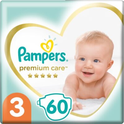 Pampers Premium Care Νο3 (6-10kg) 60 πάνες