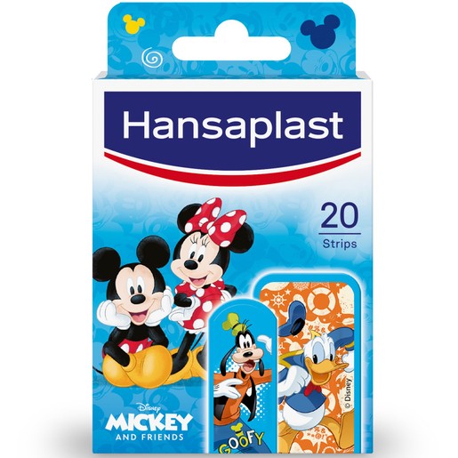Hansaplast Disney Mickey & Friends Strips Παιδικά Επιθέματα Πληγών 20 τμχ