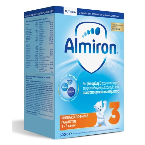 Nutricia Almiron 3 Νηπιακό Ρόφημα Γάλακτος 1-2 Ετών 600gr
