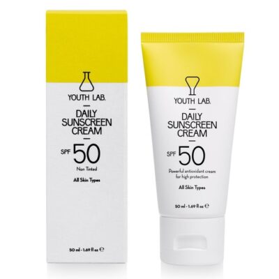 Youth Lab Daily Sunscreen Cream Spf50 Non Tinted Αντηλιακή Κρέμα Υψηλής Προστασίας με Ισχυρή Αντιοξειδωτική Δράση 50ml