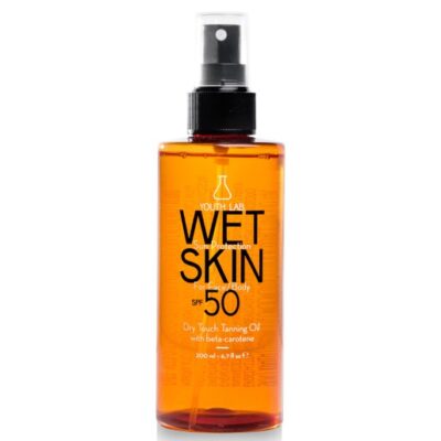 Youth Lab Wet Skin Face/Body Spf50 Dry Tanning Oil Αντηλιακό Ξηρό Λάδι Πολύ Υψηλής Προστασίας με Ενεργοποιητή Μαυρίσματος 200ml