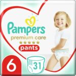 Pampers Premium Care Pants Jumbo Pack No6 (15+Kg) 31 πάνες