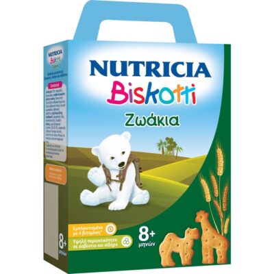Nutricia Biskotti Ζωάκια Βρεφικά Μπισκότα από τον 8ο Μήνα 180gr