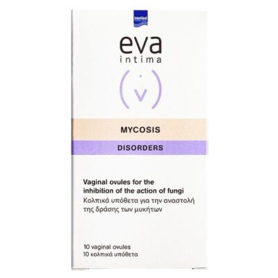 Intermed Eva Mycosis Disorders Κολπικά Υπόθετα για Μυκητιασικές Λοιμώξεις της Ευαίσθητης Περιοχής