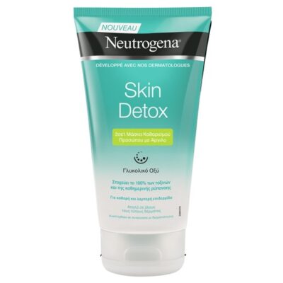 Neutrogena Skin Detox 2σε1 Μάσκα Καθαρισμού Προσώπου με Άργιλο 150ml