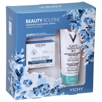 Vichy Promo Beauty Routine Aqualia Thermal Light Rehydrating Cream 50ml & Δώρο Vichy Purete Thermale 3 in 1