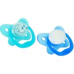 Dr Brown’s Pacifiers Night Time Glows in the Dark 6-18m Πιπίλες Σιλικόνης Μπλέ 2 τεμάχια