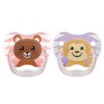 Dr Browns PreVent Ορθοδοντική Πιπίλα Σιλικόνης Με Σχέδια Animal 6-12 Μηνών 2 Τεμάχια PV22014