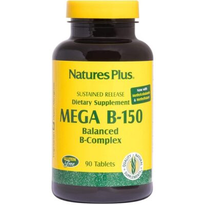 Nature's Plus Mega B-100 Πολυβιταμινική Φόρμουλα με Βιταμίνες του Συμπλέγματος Β 60tabs