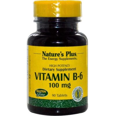 Nature's Plus Vitamin B-6 Πυριδοξίνη 90tabs