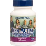 Nature’s Plus Teen Active Φόρμουλα για την Ενίσχυση της Μνήμης και της Συγκέντρωσης των Εφήβων 60 caps