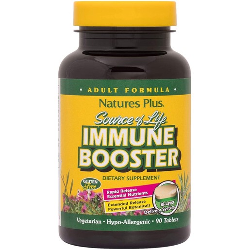Nature's Plus Source of Life Immune Booster Συμπλήρωμα Διατροφής για Ενίσχυση Ανοσοποιητικού 90tabs