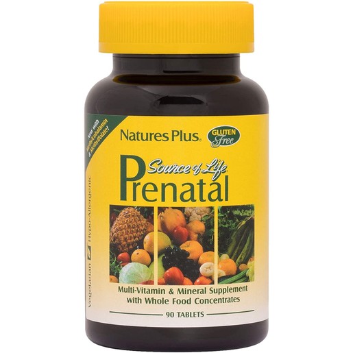 Nature's Pus Source of Life Prenatal Φόρμουλα Σχεδιασμένη για τις Ανάγκες των Γυναικών Κατά τη Διάρκεια της Εγκυμοσύνης 90tabs