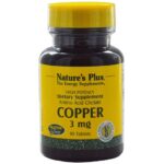 Nature’s Plus Copper 3mg Συμπλήρωμα Διατροφής με Χηλικό Χαλκό για Ενίσχυση του Ανοσοποιητικού Συστήματος 90 tabs