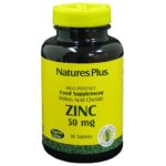 Nature’s Plus Zinc 50mg Συμπλήρωμα Διατροφής με Ψευδάργυρο 90 tabs
