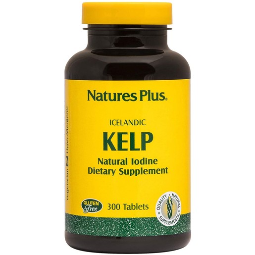 Nature's Plus Kelp 300tab Συμπλήρωμα Διατροφής για Ρύθμιση και Ενίσχυση μεταβολισμού 300tabs