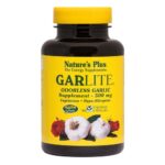 Nature’s Plus Garlite 500mg Συμπλήρωμα Διατροφής από Συμπυκνωμένο Άοσμο Σκόρδο 90 caps