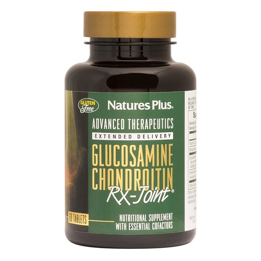 Nature's Plus RX Joint Glucosamine Chondroitin Συμπλήρωμα Διατροφής για την Υγεία αρθρώσεων 60tabs