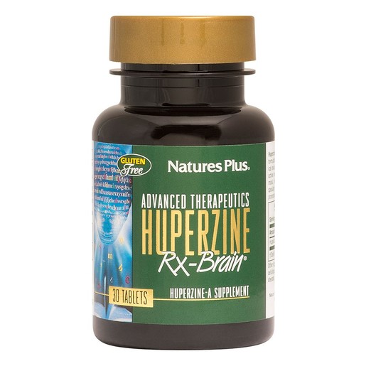 Nature's Plus Huperzine RX-Brain Συμπλήρωμα Διατροφής για τη Βελτίωση μνήμης 30tabs