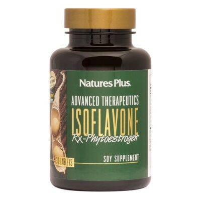 Nature's Plus Isoflavone Rx Phytoestrogen Συμπλήρωμα Ισοφλαβόνων για την Εξυγίανση του Πεπτικό Συστήματος 30 tabs