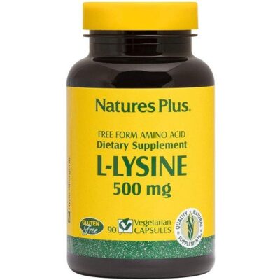 Nature's Plus L-Lysine 500mg Συμπλήρωμα Λυσίνης 90caps