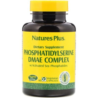 Nature's Plus Phosphatidyl Serine DMAE Complex Φόρμουλα για τη Βελτίωση των Εγκεφαλικών Λειτουργιών 60 vcaps