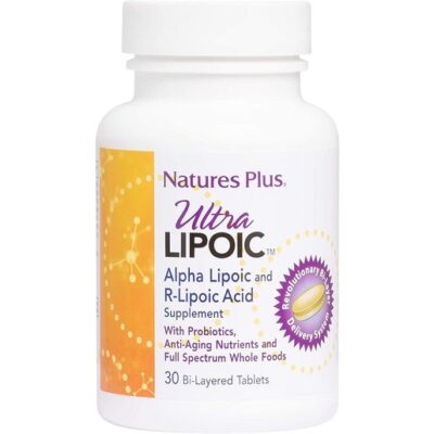 Nature's Plus Ultra Lipoic Πρωτοποριακή Αντιοξειδωτική - Αντιγηραντική Φόρμουλα με Αναζωογονητικές Ιδιότητες 30 tabs