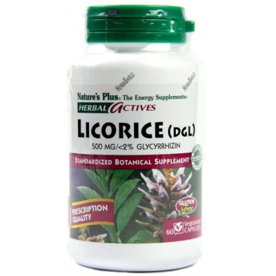 Nature's Plus Licorice (DGL) 500 mg Συμπλήρωμα Διατροφής με Εκχύλισμα Licorice με Αντιοξειδωτικές Ιδιότητες 60caps