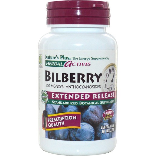 Nature's Plus Bilberry 30Veg.tabs