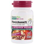 Nature’s Plus Pomegranate Συμπλήρωμα Διατροφής με Ρόδι για την Προστασία του Καρδιαγγειακού Συστήματος 400mg 30 tabs