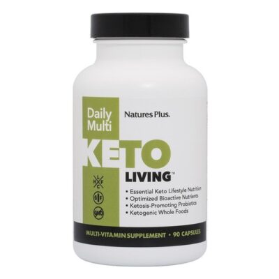 Nature's Plus KetoLiving Daily Multi-Vitamin Πολυβιταμίνη Ιδανική για Κετογονική Διατροφή 90 caps