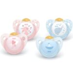 Nuk Trendline Baby Rose And Blue Ορθοδοντική Πιπίλα Καουτσούκ