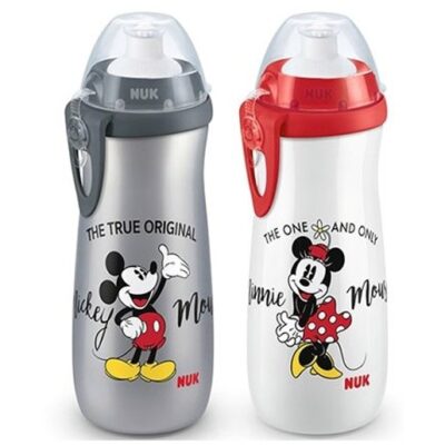 Nuk Disney Mickey Sports Cup Πλαστικό Παγουράκι με Καπάκι Push-Pull 36m+ 450ml