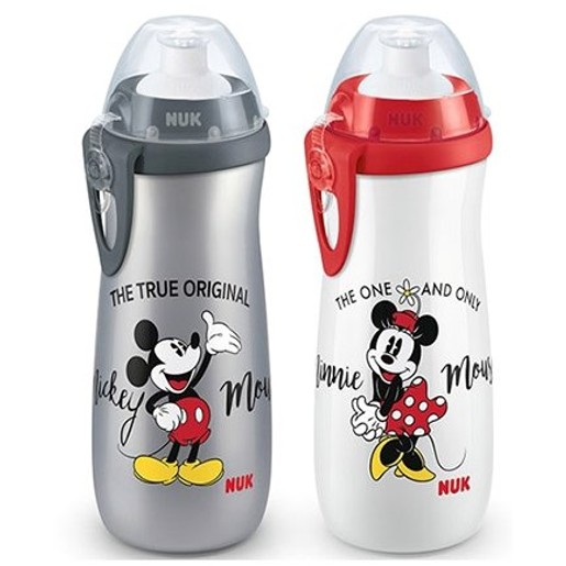 Nuk Disney Mickey Sports Cup Πλαστικό Παγουράκι με Καπάκι Push-Pull 36m+ 450ml
