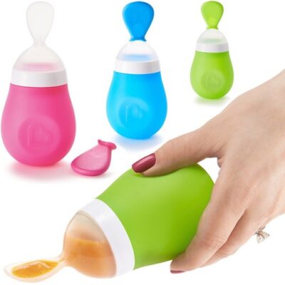 Munchkin Squeeze Spoon Green Κουτάλι Ταίσματος 147ml