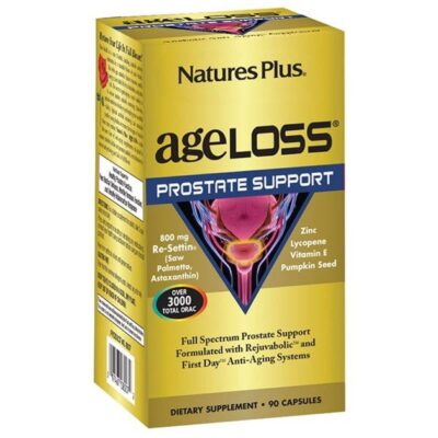 Nature's Plus Ageloss Prostate Support Συμπλήρωμα Διατροφής για την Υποστήριξη του Προστάτη 90 Κάψουλες