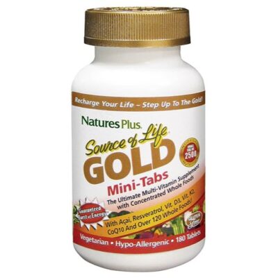 Nature's Plus Source Of Life Gold Πολυβιταμινούχο Συμπλήρωμα Διατροφής 180 Mini Tabs