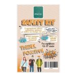 Work Safety Kit Υφασμάτινες Μάσκες για Εφήβους με Έλασμα από 12-17 Ετών 5Τεμάχια & Δώρο Ειδικό Πιαστράκι & Θήκη Φύλαξης