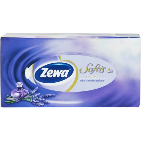 Zewa Softis Lavender Επιτραπέζια Χαρτομάντηλα Τετράφυλλα 80τμχ