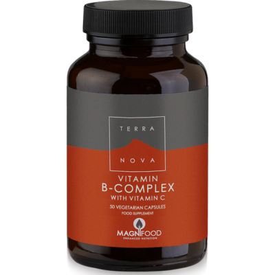 Terranova Vitamin B-Complex With Vitamin C Καινοτόμος Σύνθεση Βιταμινών του Συμπλέγματος Β για Μέγιστη Απορρόφηση 50caps